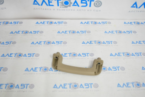 Left center pillar handle Toyota Sequoia 08-16 beige, missing plugs