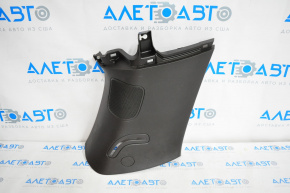 3rd row pillar trim left Toyota Sequoia 08-16 black, scratches