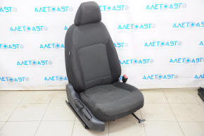 Passenger seat VW Passat b8 16-19 USA without airbag, fur, cloth black