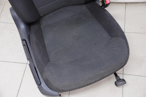 Passenger seat VW Passat b8 16-19 USA without airbag, fur, cloth black