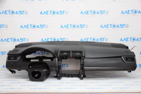Torpedo front panel without AIRBAG Toyota Camry v55 15-17 usa white stitching, scratches