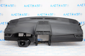 Torpedo front panel without AIRBAG Toyota Camry v55 15-17 usa white stitching, scratches