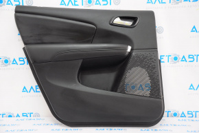 Door trim card rear left Dodge Journey 11-19 leather black, scratch