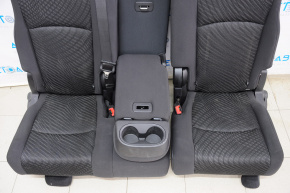 Rear row of seats 2 row Dodge Journey 11-19 cloth black