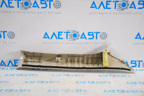 Front pillar trim upper left Mitsubishi Outlander 16-22 fabric beige