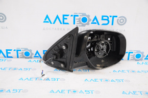 Side mirror housing right Mitsubishi Outlander 14-20 dorest 5 pins, black, crack, broken mount