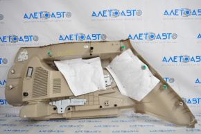 Right arch trim Nissan Rogue 14-16 beige, under 2 rows scratches, without overlay