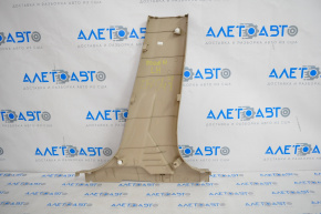 Center pillar trim lower left Nissan Rogue 14-20 beige, scratch