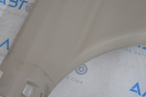 Center pillar trim lower left Nissan Rogue 14-20 beige, scratch