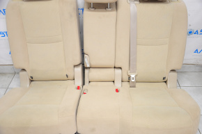 Rear row of seats 2 row Nissan Rogue 14-16 cloth beige