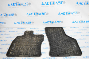 Set of floor mats for VW Jetta 19-25 rubber