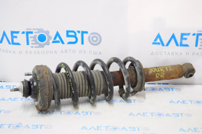 Shock absorber strut assembly rear right Dodge Journey 11-20 type 2, rusty, torn silent block