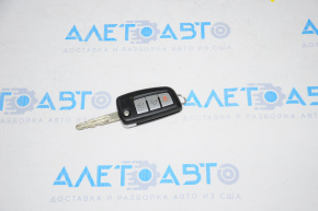 Nissan Rogue 14-20 3-button key, folding, useful chrome