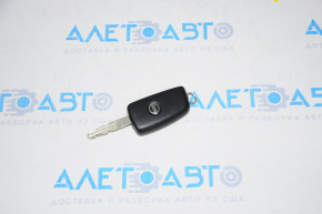 Nissan Rogue 14-20 3-button key, folding, useful chrome