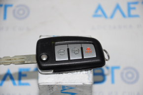 Nissan Rogue 14-20 3-button key, folding, useful chrome