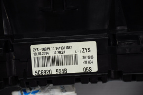Instrument cluster VW Jetta 11-18 USA 1.4T 1.8T 2.0 109k scratches