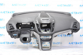 Torpedo front panel without AIRBAG Ford Escape MK3 13-16 pre-rest, broken glove compartment bar