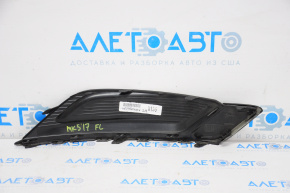 Left front bumper grille for Ford Fusion mk5 17-18 without fog lights, with matte molding