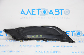 Right front bumper grille for Ford Fusion mk5 17-18 without fog lights and with matte molding