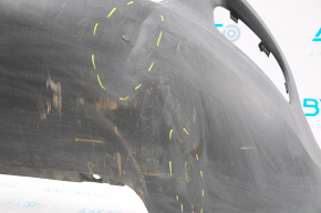 Front bare bumper lower part Jeep Cherokee KL 14-18 without overlay, structure, breakage of fastening