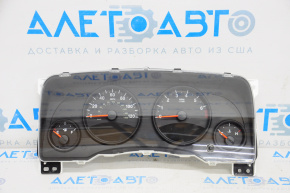 Instrument cluster Jeep Patriot 11-13 114k scratches, broken latches