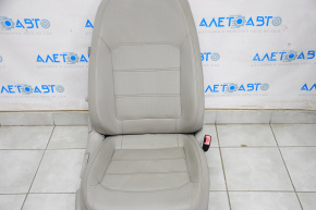 Passenger seat VW Passat b7 12-15 USA without airbag, mechanical, leather, gray