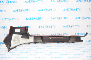 Bare rear bumper VW Tiguan 12-18 rest upper part, red, missing left part, crack in mount