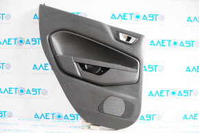 Door trim card rear left Ford Fiesta 11-19 black plastic, scratch