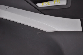 Door trim card front right Toyota Prius 30 10-11 leather dark gray, scratches, re-sewn