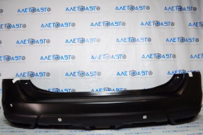Bare rear bumper Nissan Rogue 14-16 for parking sensors