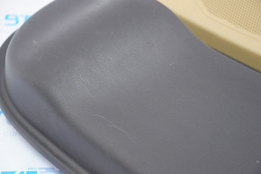 Door trim card rear right Hyundai Sonata 11-12 leather beige, rubbed