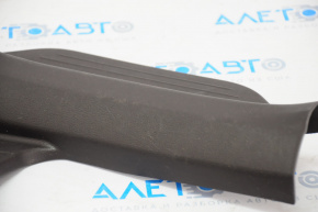 Door sill trim rear left Hyundai Sonata 11-15 black, type 1 worn