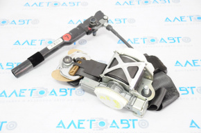 Driver's seat belt with tensioner Hyundai Sonata 11-15 black with beige lining