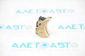 Steering wheel control buttons lower right Hyundai Sonata 11-15 beige