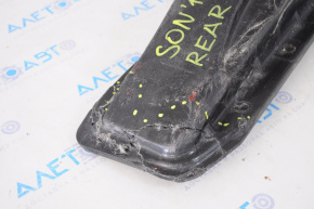 Rear bumper reinforcement Hyundai Sonata 11-13 usa dented, broken fastener