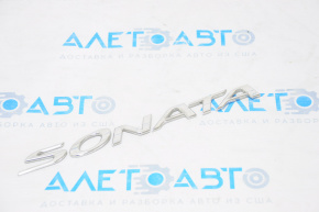 Emblem inscription Sonata trunk lid Hyundai Sonata 11-14