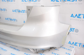 Rear bumper bare Ford Focus mk3 15-18 rest 5d silver, broken fasteners