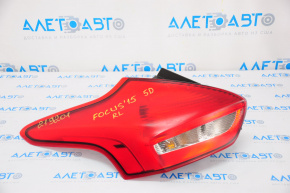 Left headlight Ford Focus mk3 15-18 rest 5d halogen, for polishing