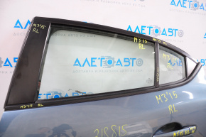 Molding door-glass central rear left Mazda 3 14-18 BM mat