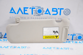 Right visor Mazda 3 14-18 BM gray, without hook