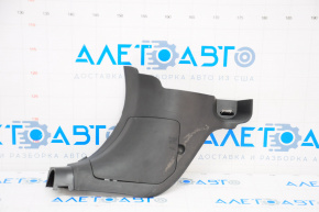 Front pillar trim left lower Mazda 3 14-18 BM black, scratch
