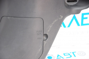 Front pillar trim left lower Mazda 3 14-18 BM black, scratch