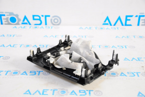 Mazda 3 14-15 BM shifter pad black with grey insert