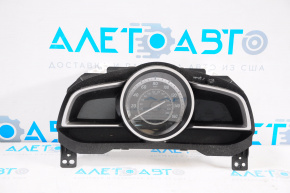 Instrument cluster Mazda 3 14-16 BM without display, without tachometer 102k scratches