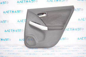 Door trim card rear right Toyota Prius 30 10-11 dark gray leather, scratches, re-sewn