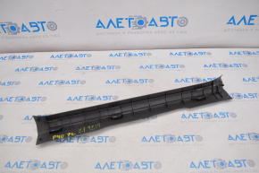 Door sill trim front left inner Toyota Prius V 12-14 dark gray, worn
