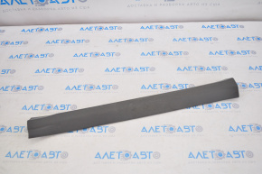 Door sill trim front right inner Toyota Prius V 12-14 dark gray, worn
