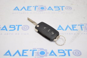 Key VW Passat b7 12-15 USA 4 buttons, folding, no emblem