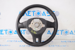 VW Tiguan 11-18 restyling steering wheel, black leather, no buttons