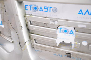 Front bumper bare Ford Escape MK3 13-16 prerest silver, crack, broken fasteners
